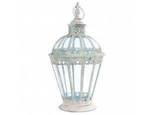 Kovová kulatá vintage lucerna - Ø 29*55 cm