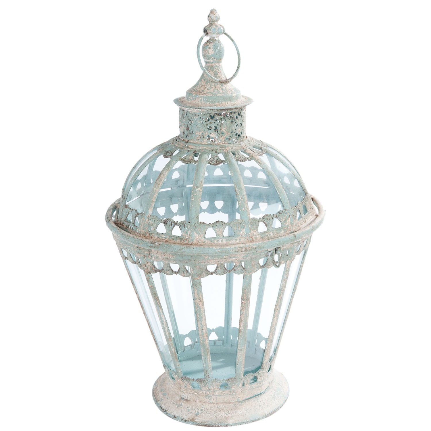 Kovová kulatá vintage lucerna - Ø 29*55 cm Clayre & Eef Kovová kulatá vintage lucerna - Ø 29*55 cm Clayre & Eef
