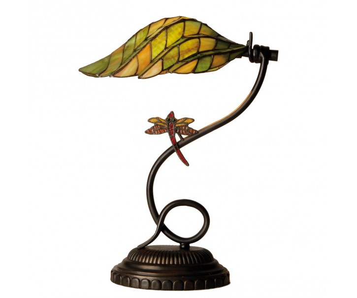 Stolní lampa Tiffany Blade - Ø 34*45 cm 1x E14 / max 60w Clayre & Eef