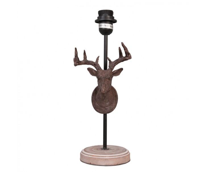 Základna k lampě Jelen hnědý - Ø 20*46 cm E27 / Max 60w Clayre & Eef