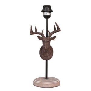 Základna k lampě Jelen hnědý - Ø 20*46 cm E27 / Max 60w