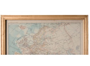 Obraz mapa Evropa - 65*2*50 cm