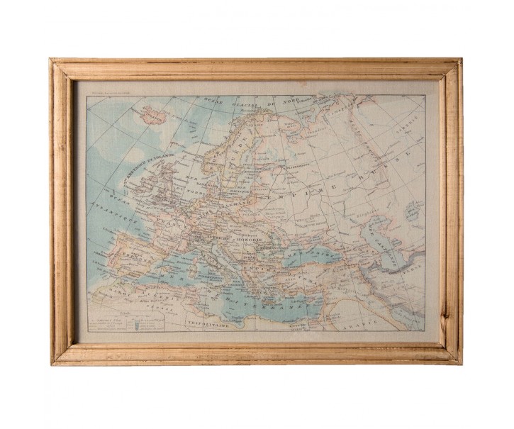 Obraz mapa světa - 70*2*50 cm Clayre & Eef