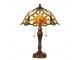 Stolní lampa Tiffany Yellow Garden - Ø 40*50 cm 2x E27 Clayre & Eef