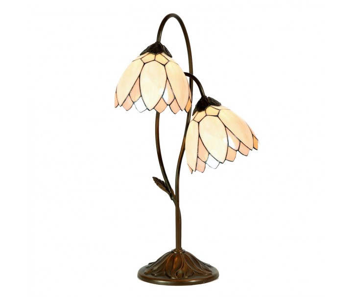 Stolní Tiffany lampa Flowers - Ø 33*61 cm Clayre & Eef
