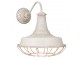 Nástěnná bílá vintage lampa - 35*46*39 cm Clayre & Eef