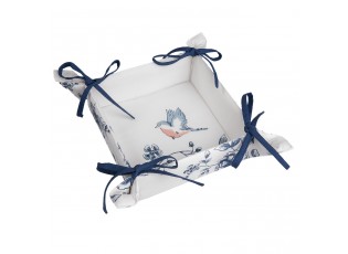 Textilní košíček na pečivo Early Bird - 35*35 cm
