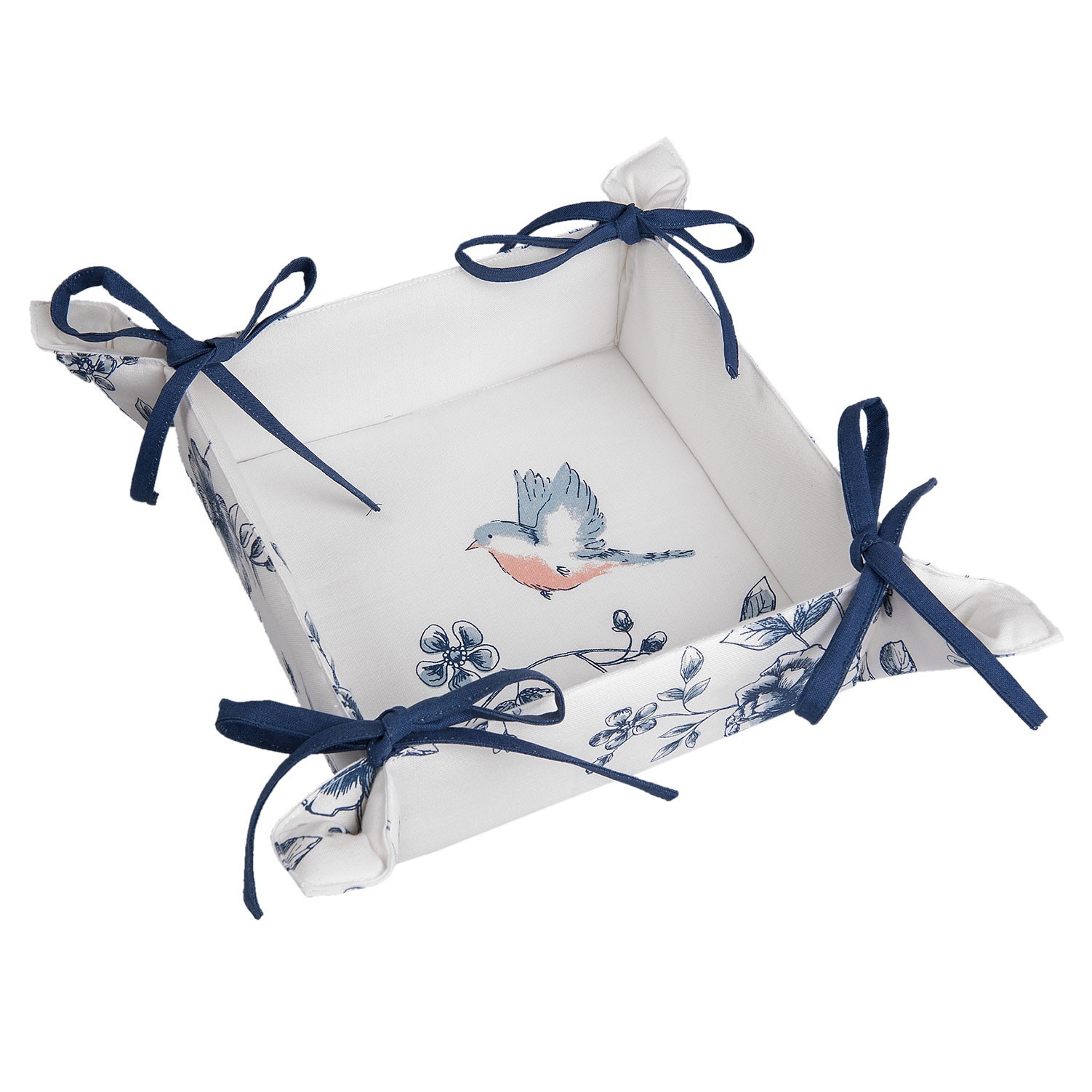 Textilní košíček na pečivo Early Bird - 35*35 cm Clayre & Eef Textilní košíček na pečivo Early Bird - 35*35 cm Clayre & Eef