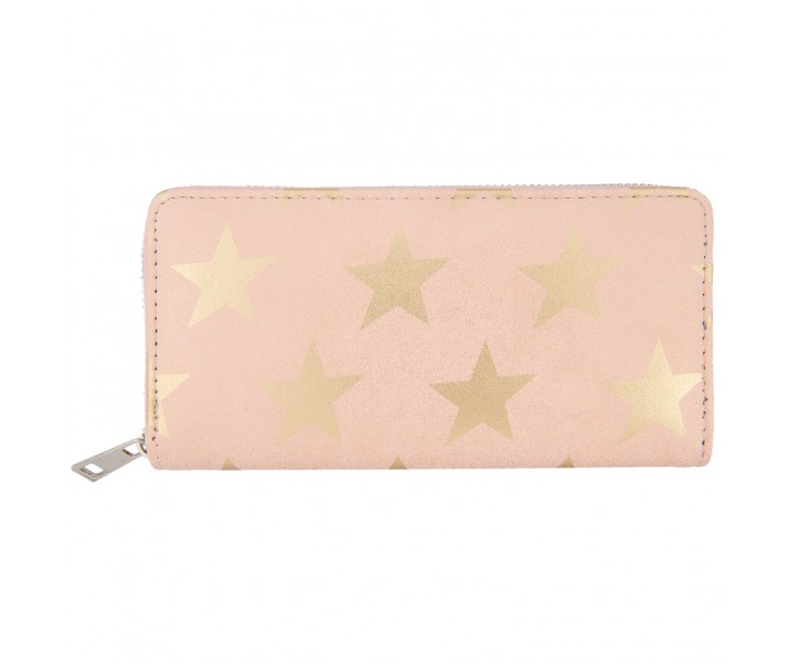 Růžová peněženka All stars - 19*9 cm Juleeze