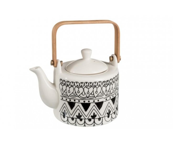 Konvička na čaj Mono Boho - 17*12*12cm J-Line by Jolipa