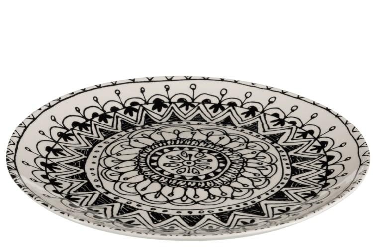 Jídelní talíř Mono Boho - Ø 28 *3cm