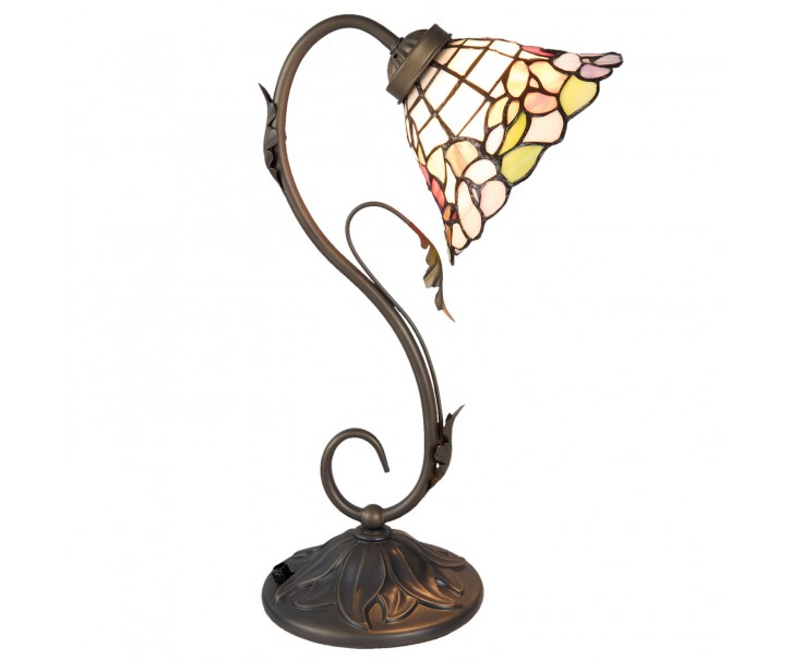 Stolní Tiffany lampa Blooming - Ø 20*48 cm Clayre & Eef