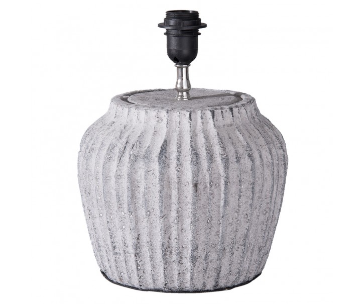 Cementová vintage základna k lampě - Ø 26*32 cm/ E27/max 1*40W Clayre & Eef