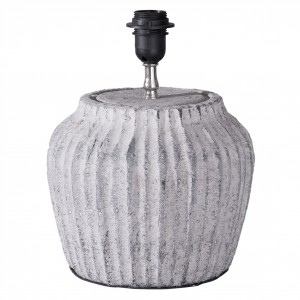 Cementová vintage základna k lampě - Ø 26*32 cm/ E27/max 1*40W