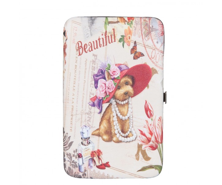 Pouzdro na mobil - 17*10 cm Clayre & Eef