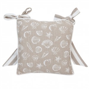 Podsedák bez výplně Sea Shells - 40*40 cm