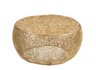 Coffee stolek Koral gold - 81*81*41cm