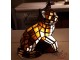 Dekorativní lampa Tiffany kočka - 24*20 cm 1x E14 / max 40w Clayre & Eef