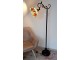 Stojací lampa Tiffany - 40*27*152 cm / E27/60w Clayre & Eef