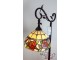 Stojací lampa Tiffany - 40*27*152 cm / E27/60w Clayre & Eef