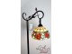 Stojací lampa Tiffany - 40*27*152 cm / E27/60w Clayre & Eef