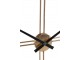 Kovové nástěnné hodiny Metgo- Ø 128*10 cm J-Line by Jolipa
