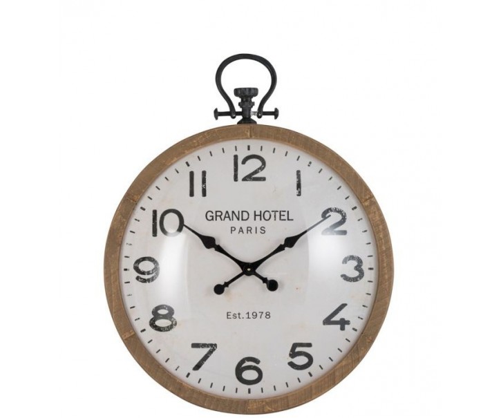 Nástěnné hodiny Grand Hotel - Ø 73*92cm J-Line by Jolipa