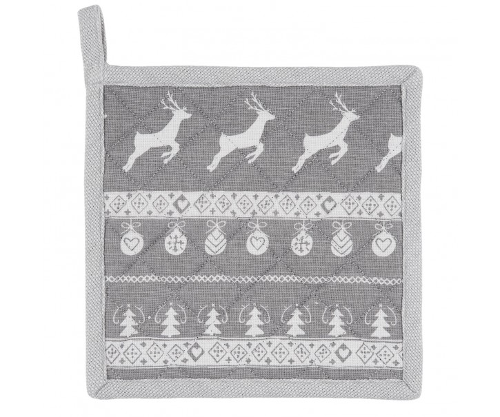 Chňapka - podložka Nordic Grey - 20*20 cm Clayre & Eef