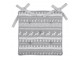 Podsedák s výplní Nordic Grey - 40*40 cm Clayre & Eef