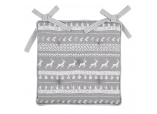 Podsedák s výplní Nordic Grey - 40*40 cm