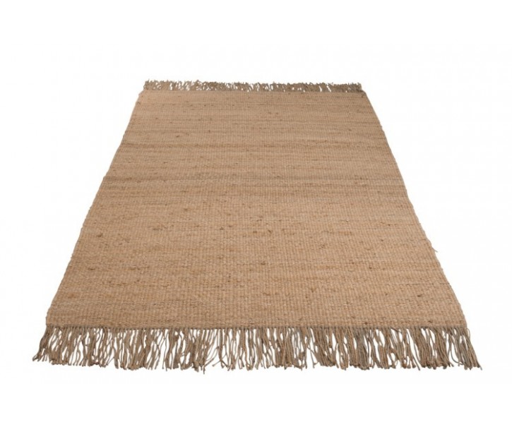 Koberec Frayed jutový s trásněmi - 200*300 cm J-Line by Jolipa