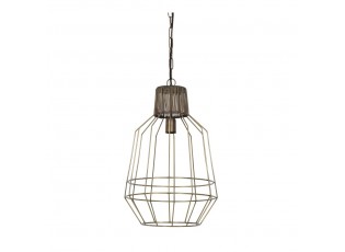 Závěsné světlo Haidey antik bronz - Ø34*55 cm