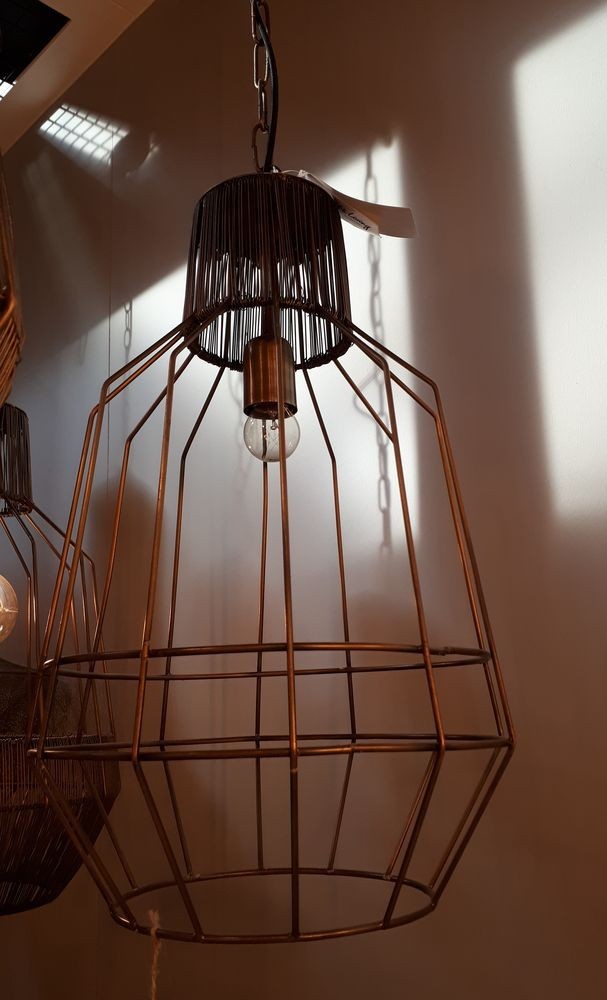 Závěsné světlo Haidey antik bronz - Ø34*55 cm Light & Living Závěsné světlo Haidey antik bronz - Ø34*55 cm Light & Living