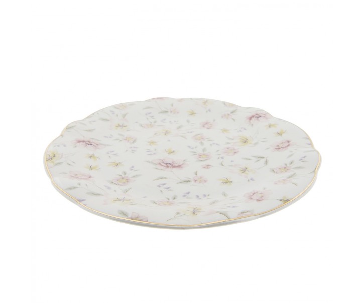 Jídelní talíř Tea Wild Flower - Ø 26*2 cm Clayre & Eef
