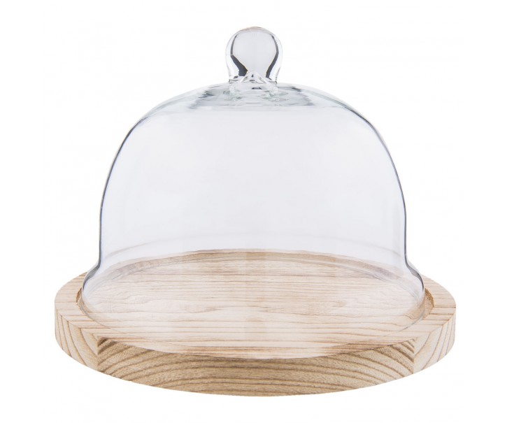 Podnos na potraviny s poklopem - Ø 23*17 cm Clayre & Eef