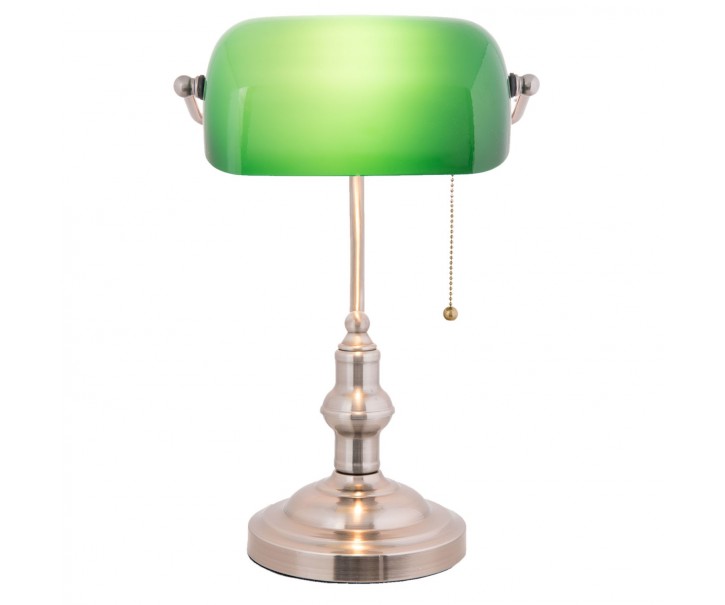 Stolní bankovní lampa GreenBank - 27*17*41 cm E27/60W Clayre & Eef