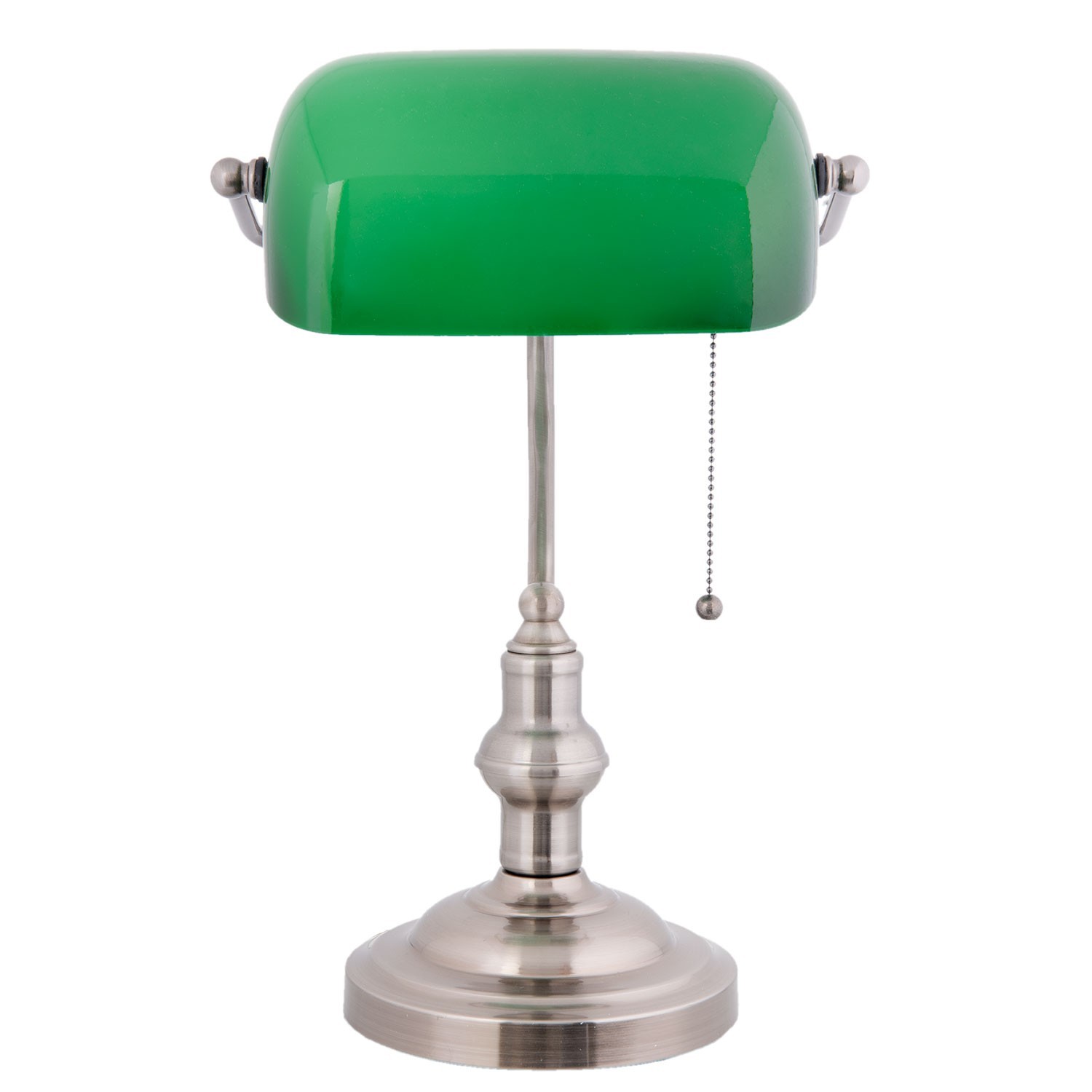 Stolní bankovní lampa GreenBank - 27*17*41 cm E27/60W Clayre & Eef Stolní bankovní lampa GreenBank - 27*17*41 cm E27/60W Clayre & Eef