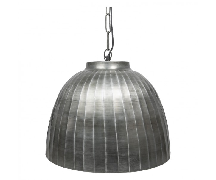 Kovové stropní svítidlo Industrial Zilver - Ø 45*42 cm E27*1 Clayre & Eef