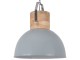 Šedé závěsné kovové retro světlo Fabriano Shiny grey - Ø 50*60 cm Collectione