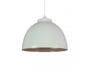 Krémové závěsné kovové světlo Capri - Ø 32*22 cm