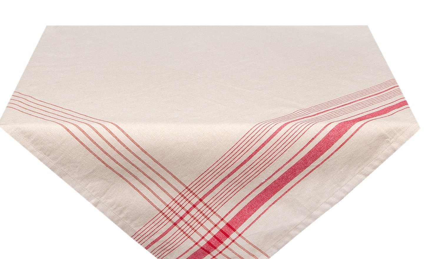 Ubrus na stůl Country Essentials red - 150*150 cm Clayre & Eef Ubrus na stůl Country Essentials red - 150*150 cm Clayre & Eef
