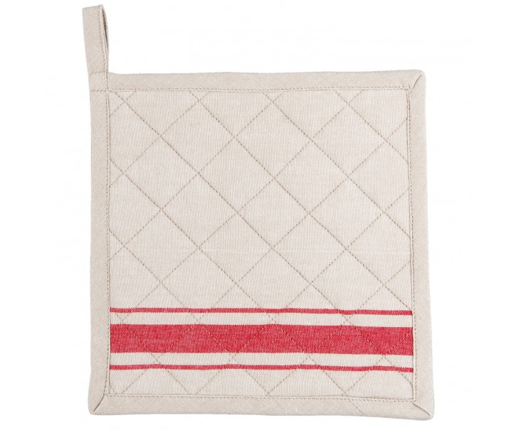 Chňapka -podložka Country Essentials red - 20*20 cm Clayre & Eef