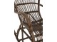 Ratanové houpací křeslo Rocking hnědé - 66*70*83 cm J-Line by Jolipa