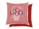 Povlak na polštář Flower Basket red s výšivkou - 40*40cm Clayre & Eef