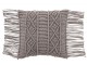 Polštář Macrame Taupe s třásněmi - 45*45 cm J-Line by Jolipa