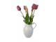 Kytice tulipánů 7ks fialkové - 46cm Exner