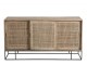 Dřevěná komoda s dvířky Woven - 160*45*85cm J-Line by Jolipa