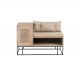 Lavice s odkládacím prostorem Woven - 100*50*65cm J-Line by Jolipa