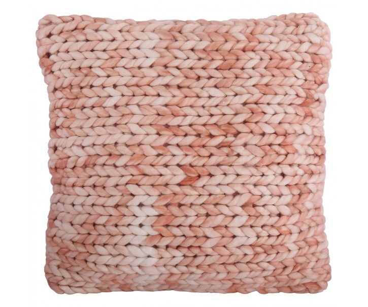 Růžovo - bílý polštář s výplní Floriano pink - 45*45cm Collectione