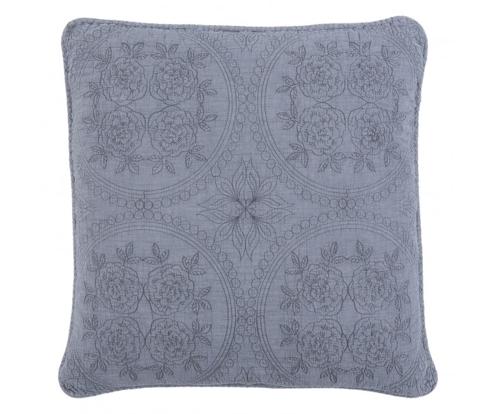 Šedý vintage povlak na polštář Quilt 181 - 50*50 cm Clayre & Eef